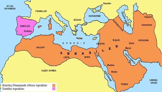 Abbasi Devleti Haritası